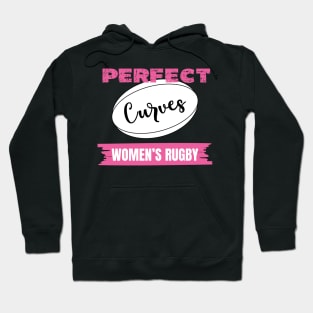 Perfect curves women's rugby Hoodie